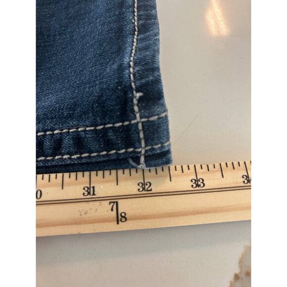 Miss Me Jeans Womens SZ29 Blue Straight Denim Flap Pocket Bling JP5141ST - Picture 9 of 10